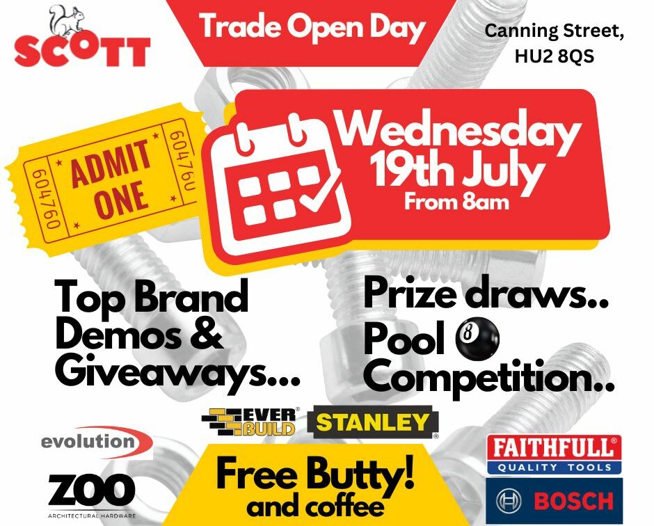 FR Scott Trade Open Day – Exciting Demos, Prizes, Deals and more…. Image