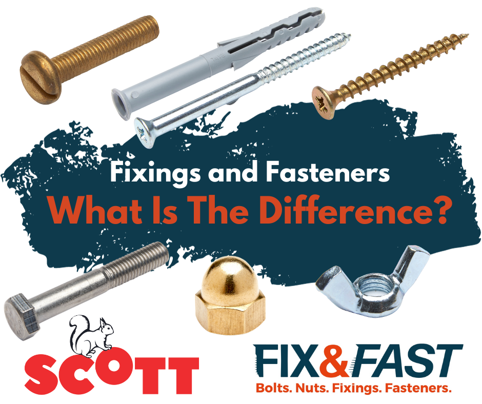Fix and Fast:  Fixings and Fasteners – What’s the difference? Image