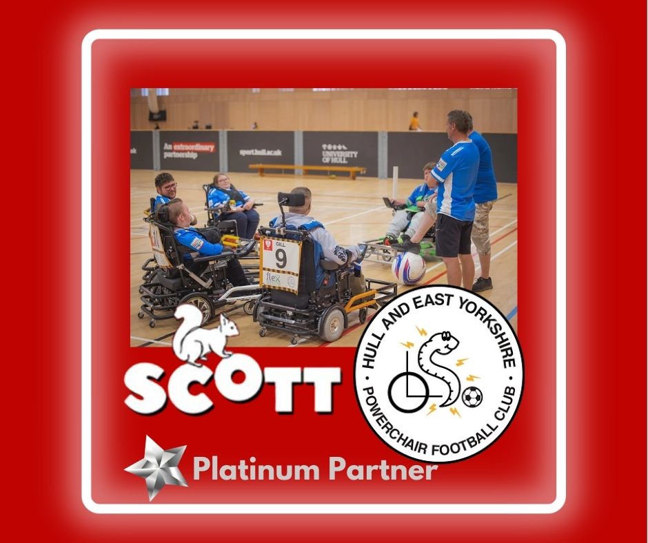 FR Scott now Platinum Partner of Hull & East Yorkshire Powerchair Football Club Image